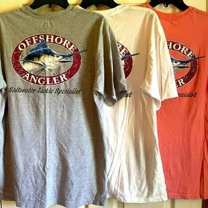 Offshore Angler t shirt bundle size M